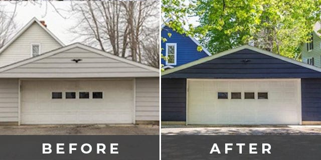 Before and After Home Garage General Contracting