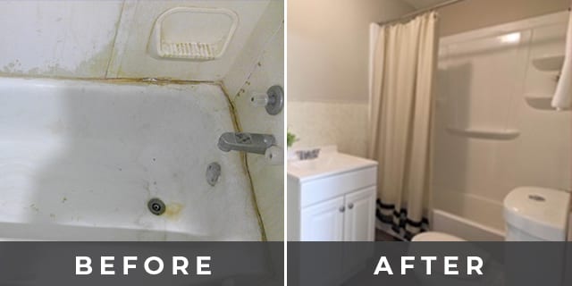 Half Bath General Contracting Before and After